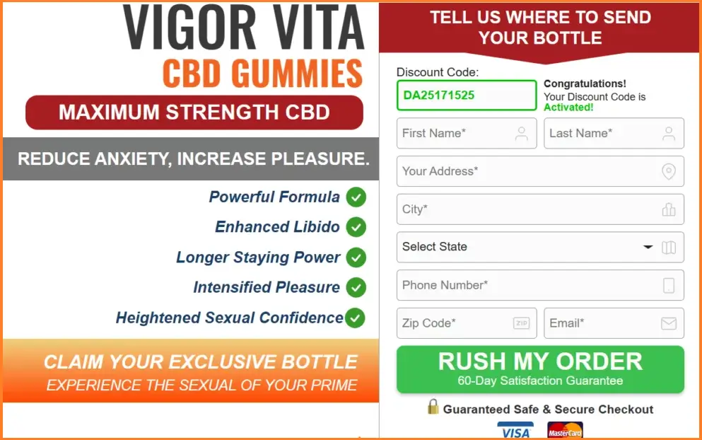 Vigor Vita CBD Gummies